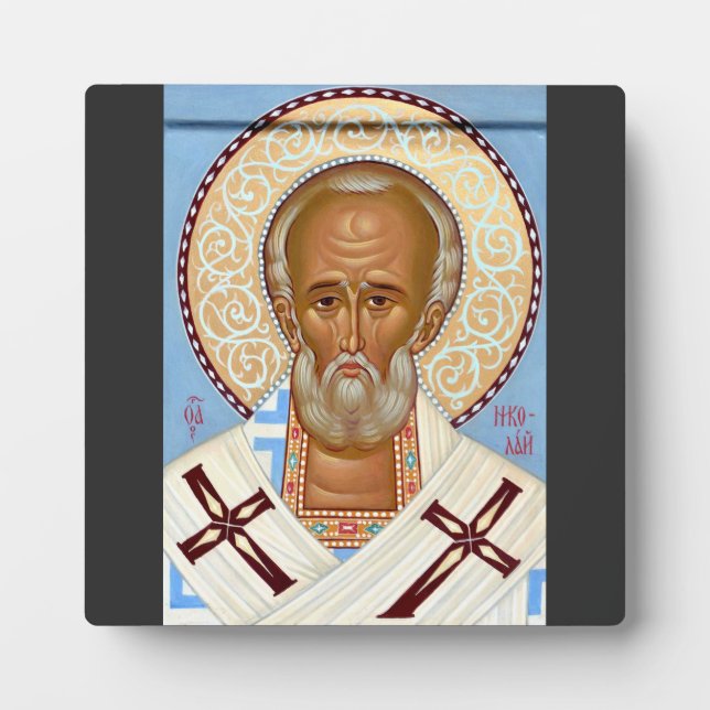 Nikolaus von Myra Fotoplatte (Vorderseite)