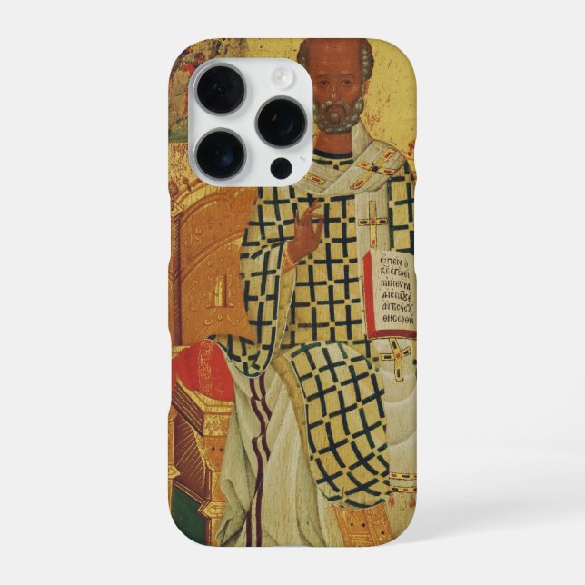 Nikolaus von Myra Orthodox-Symbol iPhone Hülle (Rückseite)