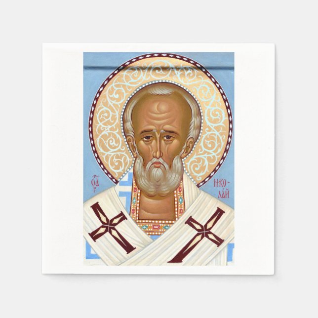 Nikolaus von Myra Serviette (Vorderseite)