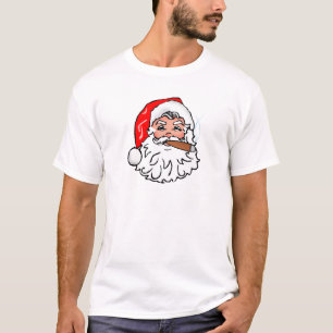Nikolaus Weihnachtsmann Zigarre Santa Claus cigar T-Shirt