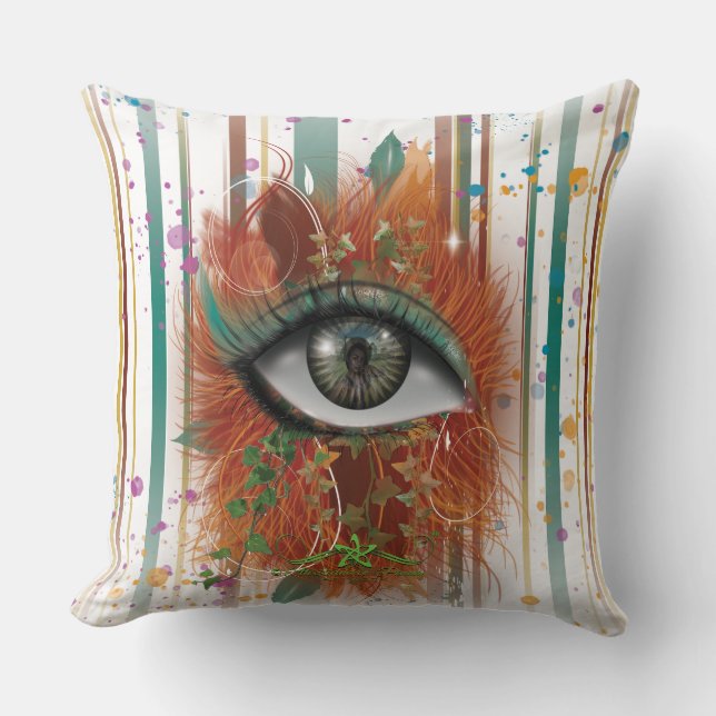 Nikole's Auge Kissen (Vorderseite)