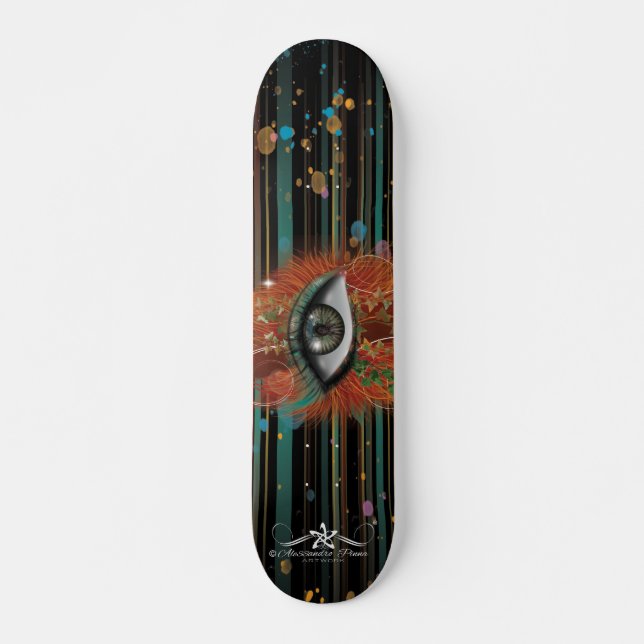 Nikole's Auge Skateboard (Vorne)