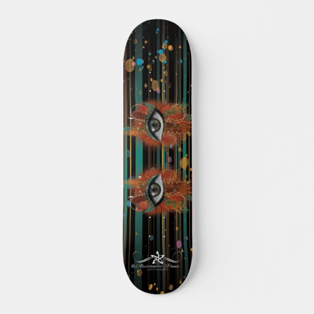 Nikole's Auge Skateboard (Vorne)