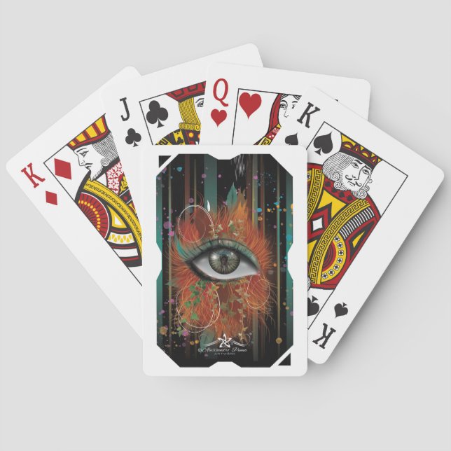 Nikole's Auge Spielkarten (Rückseite)