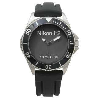 Nikon F2-Fan-Uhr Armbanduhr