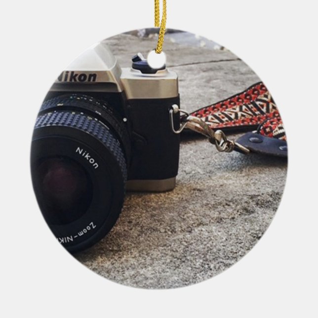 Nikon Film-Kamera Keramikornament (Vorne)