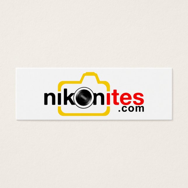 Nikonites.com Kleine Karte (Vorderseite)