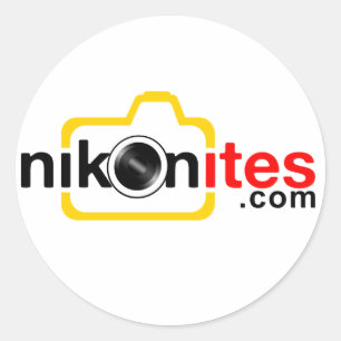 Nikonites.com Runder Aufkleber