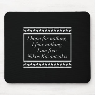 Nikos Kazantzakis, griechischer Schriftsteller Gra Mousepad