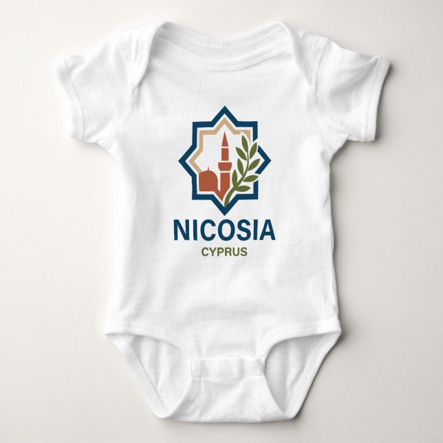 Nikosia Zypern Mittelmeer Baby Strampler (Vorderseite)