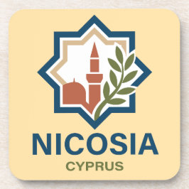 Nikosia Zypern Mittelmeer Getränkeuntersetzer