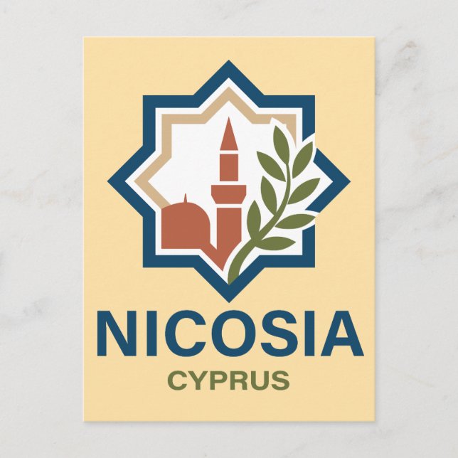 Nikosia Zypern Mittelmeer Postkarte (Vorderseite)