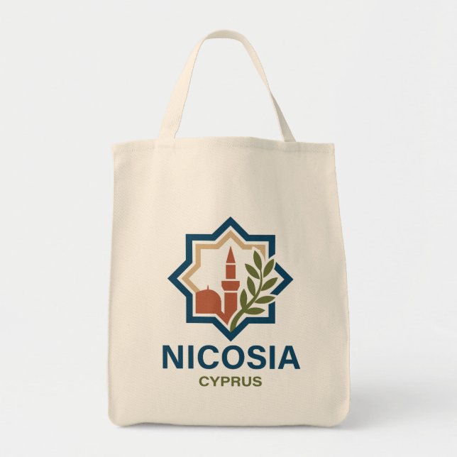 Nikosia Zypern Mittelmeer Tragetasche (Vorne)