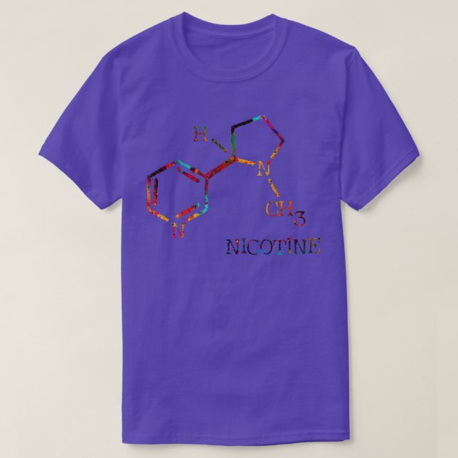 Nikotinmolekül 2 T-Shirt (Design vorne)
