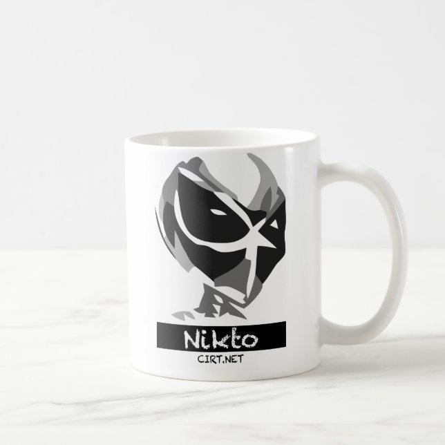 Nikto weißer Kaffee-Tasse Tasse (Rechts)