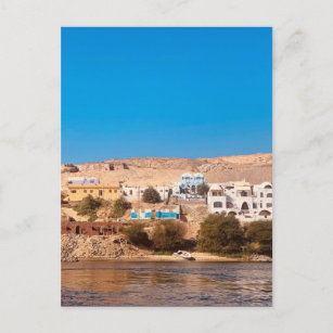 Nil in Assuan - Ägypten Postkarte