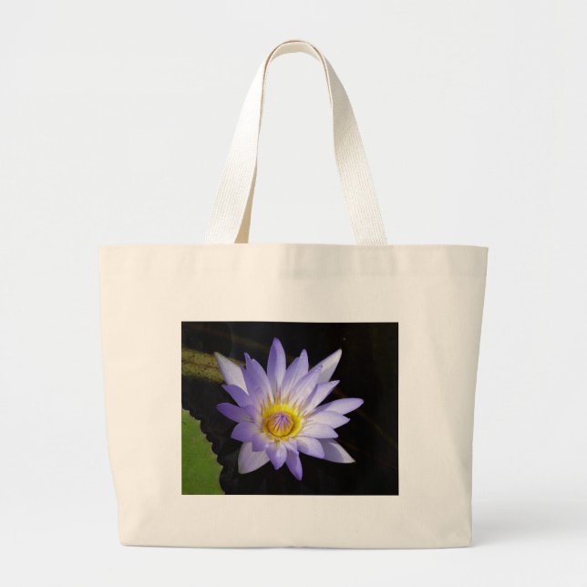 Nil-Lotus Jumbo Stoffbeutel (Vorne)