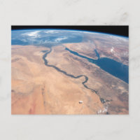 Nil, Rotes Meer und Mittelmeer.