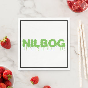 Nilbog Troll 2 Horror Movie Luncheon Napkin Serviette