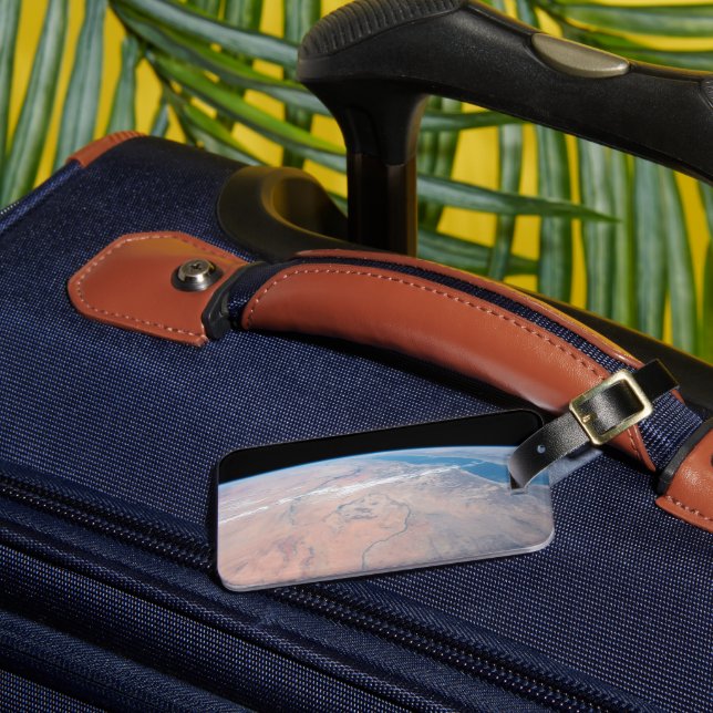 Nile River Winding Northward neben dem Roten Meer Gepäckanhänger (Vorderseite Insitu 3)