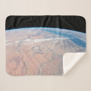 Nile River Winding Northward neben dem Roten Meer Sherpadecke