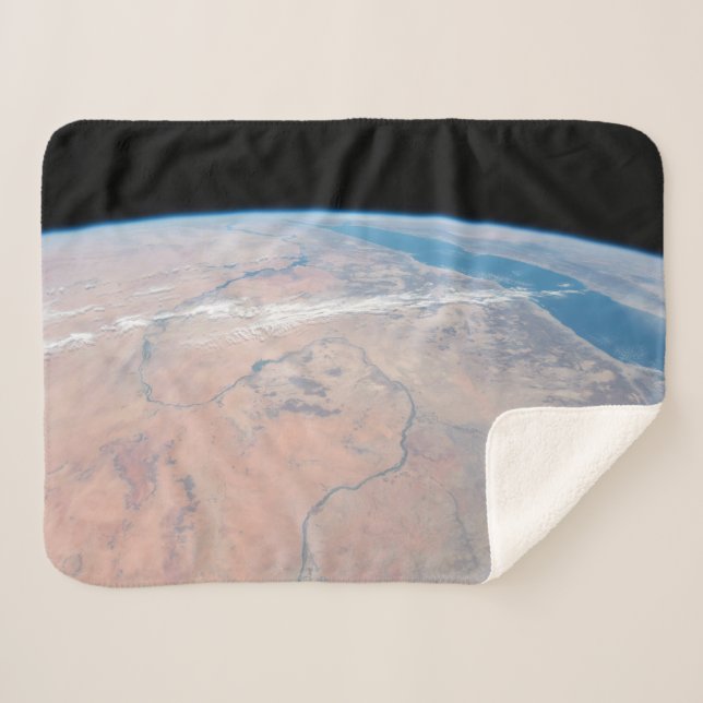 Nile River Winding Northward neben dem Roten Meer Sherpadecke (Vorderseite (Horizontal))