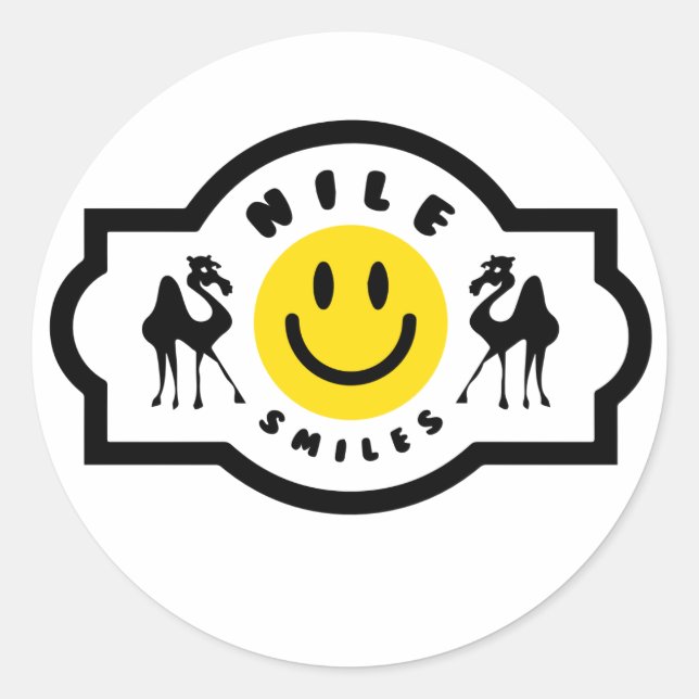 Nile Smiles Stickers (Vorderseite)
