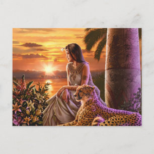 "Nile Sunset" Postkarte