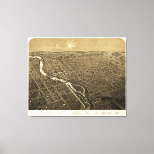 Niles, Michigan (1868) Leinwanddruck