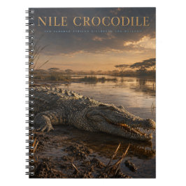 Nilkrokodil Afrikanischer Fluss TIERE Notizblock