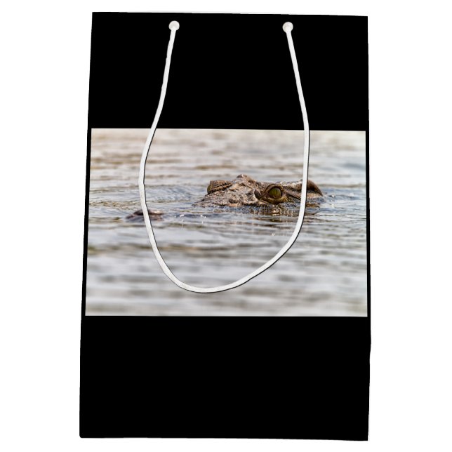 Nilkrokodil Mittlere Geschenktüte (Rückseite)