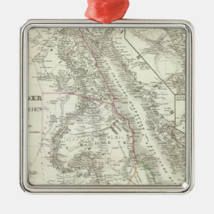 Nillander - der Nil, Afrika Silbernes Ornament