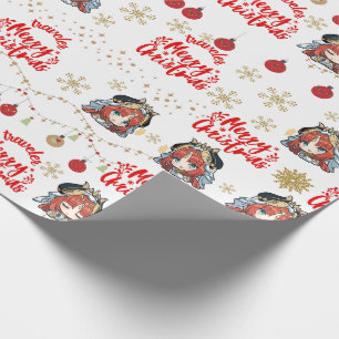 Nilou Christmas Themed Geschenk Wrapper Geschenkpapier