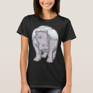 Nilpferd Braut Hochzeit T-Shirt