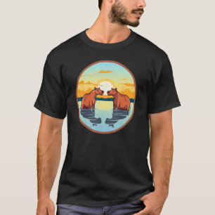 Nilpferd Frauen süßes Nilpferd Zoo Tier Safari T-Shirt
