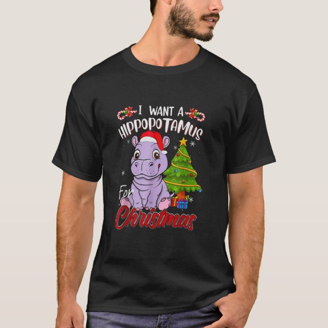 NILPFERD-T-Shirt T-Shirt (Vorderseite)