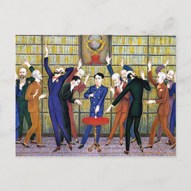 Nils von Dardel - Das Ei des Columbus Postkarte (Vorderseite)