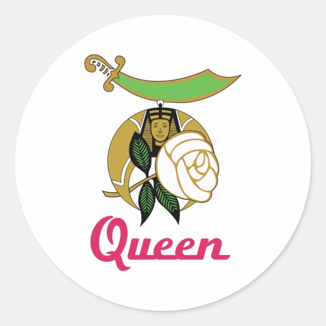 Niltochter Runder Aufkleber (Vorderseite)