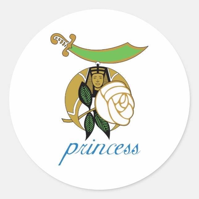 Niltochter Runder Aufkleber (Vorderseite)