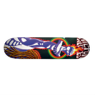 Nilton Neves Tropfen-tote Grafik Skateboard