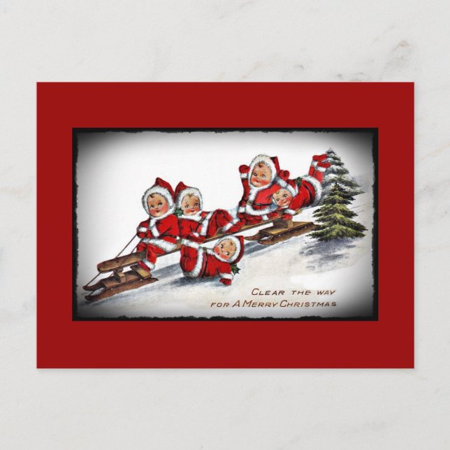 Nimblie Nicks Reiten Postkarte (Vorderseite)