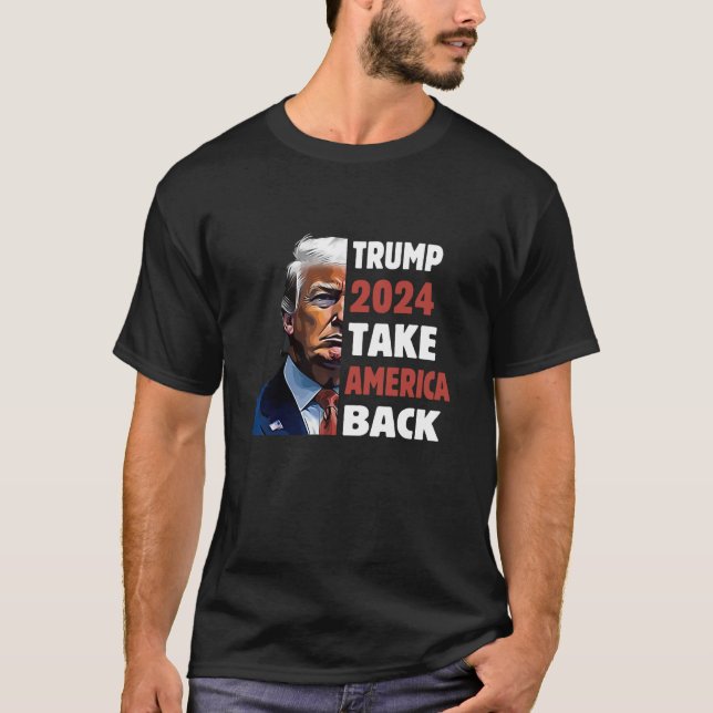 Nimm Amerika zurück Trump T Shirt (Vorderseite)