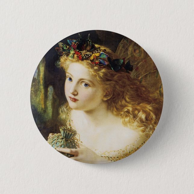 Nimm das schöne Gesicht der Frau Button (Vorderseite)