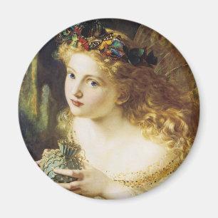 Nimm das schöne Gesicht der Frau Magnet