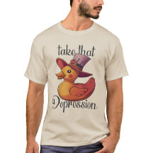 Nimm diese Depression - Süße und lustige Gummiente