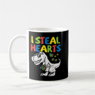 Nimm diese niedliche ich stehle Herz Trex Dinosaur Kaffeetasse