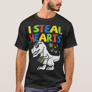 Nimm diese niedliche ich stehle Herz Trex Dinosaur T-Shirt