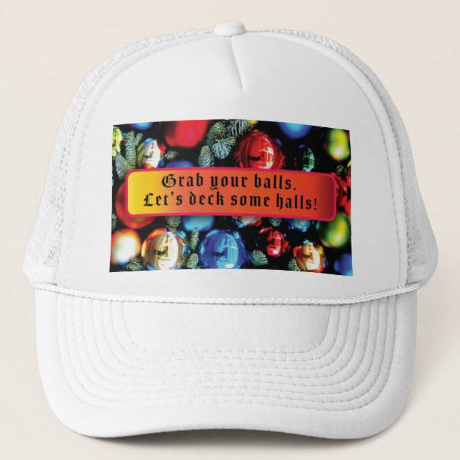 Nimm dir die Bälle, lass uns einige Hallen untersu Truckerkappe (Vorderseite)