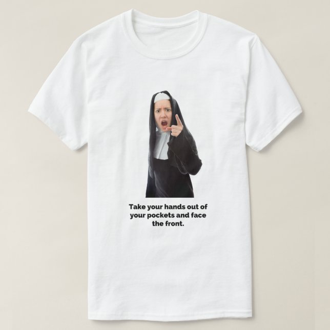 Nimm dir die Hände aus den Taschen... T-Shirt (Design vorne)