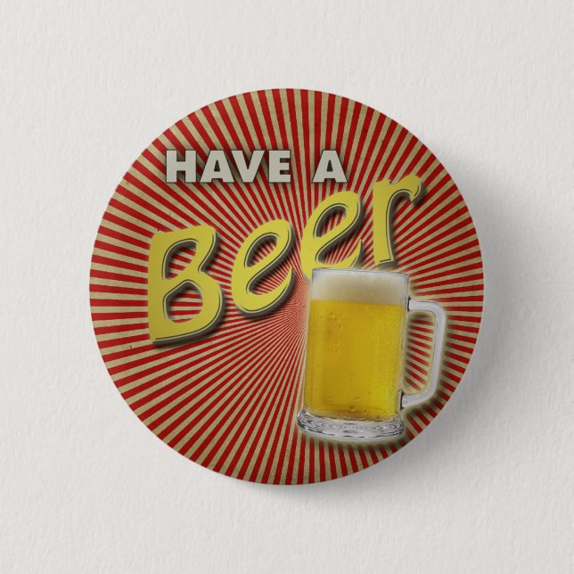 Nimm dir ein Bier! Button (Vorderseite)